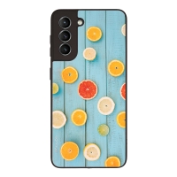 Θήκη Sonique Fruit Series για Samsung Galaxy S21 Γκρέιπφρουτ