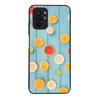 Θήκη Sonique Fruit Series για Xiaomi Redmi Note 10 / Redmi Note 10s / Poco M5s Γκρέιπφρουτ