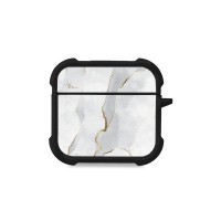 Θήκη Σιλικόνης Sonique Marble Series για AirPods 4 Λευκό 01