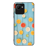 Θήκη Sonique Fruit Series για Realme C30 Γκρέιπφρουτ