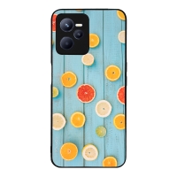 Θήκη Sonique Fruit Series για Realme C35 Γκρέιπφρουτ
