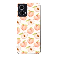 Θήκη Sonique Fruit Series για Motorola Moto G34 5G Ροδάκινο