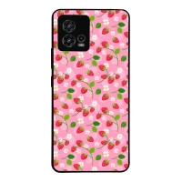 Θήκη Sonique Fruit Series για Motorola Moto G72 Φράουλα
