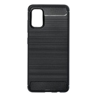 Θήκη Σιλικόνης Carbon TPU Fiber Brushed Samsung Galaxy A41 Μαύρο