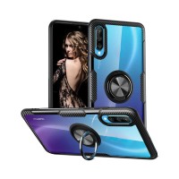 Carbon Clear Ring TPU Huawei P Smart 2019 / Honor 10 Lite Μαύρο