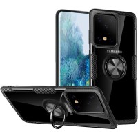 Carbon Clear Ring TPU Samsung Galaxy S20 Ultra Μαύρο