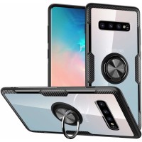 Carbon Clear Ring TPU Samsung Galaxy S10e Μαύρο