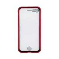 Μαγνητική Θήκη 360° front back Apple iPhone 7 / iPhone 8 / iPhone SE 2020 / iPhone SE 2022 Κόκκινο