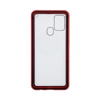 Μαγνητική Θήκη 360° front back Samsung Galaxy A21s Κόκκινο