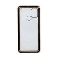 Μαγνητική Θήκη 360° front back Samsung Galaxy A21s Χρυσό