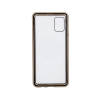 Μαγνητική Θήκη 360° front back Samsung Galaxy A51 Χρυσό