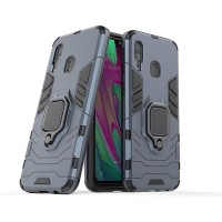 Ring Armor Kickstand magnetic car holder Samsung Galaxy A40 Μπλέ