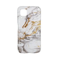 Θήκη Marble Silicon Huawei P40 Lite White