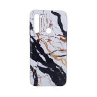 Θήκη Marble Silicon Xiaomi Redmi Note 8T Black / White