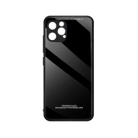 Glass Case Apple iPhone 12 Pro Max Μαύρο