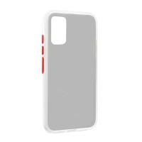 Θήκη Color Button Bumper Samsung Galaxy A71 Διάφανο