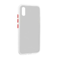 Θήκη Color Button Bumper Xiaomi Redmi 9A / Redmi 9AT Διάφανο