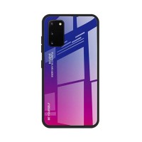 Glass Case Samsung Galaxy A41 Μπλε / Ματζέντα