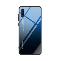 Glass Case Samsung Galaxy A70/A70s Μαύρο / Μπλε