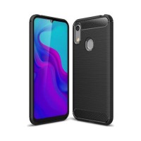 Θήκη Σιλικόνης Carbon TPU Fiber Brushed Honor 8A / Huawei Y6s 2019 Μαύρο