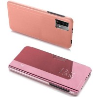 Clear View Cover Xiaomi Poco M3 Ροζ Χρυσό