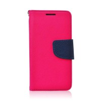 Fancy Book Samsung Galaxy S21 Plus Φούξ/Σκούρο Μπλε