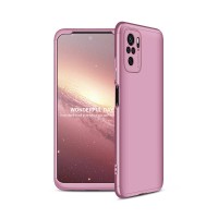 GKK 360 Full Body Protection Xiaomi Redmi Note 10 / Redmi Note 10s / Poco M5s Ροζ Χρυσό