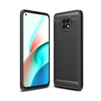Θήκη Σιλικόνης Carbon TPU Fiber Brushed Xiaomi Redmi Note 9T Μαύρο