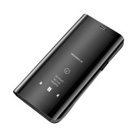Clear View Cover Xiaomi Poco F3 / Mi 11i Μαύρο