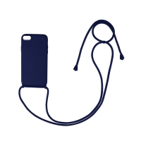 Θήκη Σιλικόνης με Κορδόνι CarryHang Sonique Apple iPhone 7 / iPhone 8 / iPhone SE 2020 / iPhone SE 2022 Μπλε Σκούρο