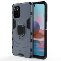Ring Armor Kickstand magnetic car holder Xiaomi Redmi Note 10 / Redmi Note 10s / Poco M5s Μπλέ