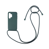 Θήκη Σιλικόνης με Κορδόνι CarryHang Sonique Samsung Galaxy A32 4G Πράσινο Σκούρο