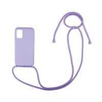 Θήκη Σιλικόνης με Κορδόνι CarryHang Sonique Samsung Galaxy A31 Λιλά