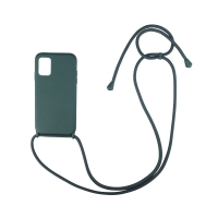 Θήκη Σιλικόνης με Κορδόνι CarryHang Sonique Samsung Galaxy A31 Πράσινο Σκούρο