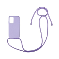 Θήκη Σιλικόνης με Κορδόνι CarryHang Sonique Xiaomi Redmi Note 10 / Redmi Note 10s / Poco M5s Λιλά