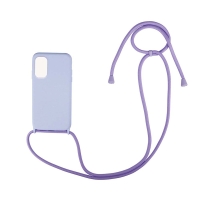 Θήκη Σιλικόνης με Κορδόνι CarryHang Sonique Xiaomi Poco M3 / Redmi 9T Λιλά