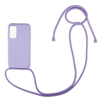 Θήκη Σιλικόνης με Κορδόνι CarryHang Sonique Xiaomi Redmi Note 10 5G / Poco M3 Pro 5G Λιλά