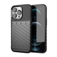 Θήκη Κινητού Thunder Case Flexible Tough Rugged Apple iPhone 13 Pro Μαύρο