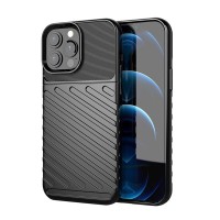 Θήκη Κινητού Thunder Case Flexible Tough Rugged Apple iPhone 13 Pro Max Μαύρο