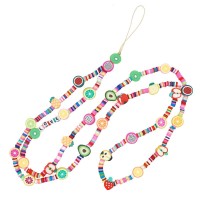 Κολιέ Λουράκι Κινητού Phone Strap Jewelry 80cm Colorful Fruit