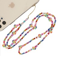 Κολιέ Λουράκι Κινητού Phone Strap Jewelry 80cm Colorful Smile