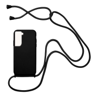 Θήκη Σιλικόνης με Κορδόνι CarryHang Sonique Samsung Galaxy S21 FE Μαύρο