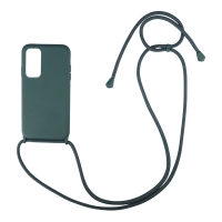 Θήκη Σιλικόνης με Κορδόνι CarryHang Sonique Xiaomi Redmi Note 11 4G / Redmi Note 11S Πράσινο Σκούρο