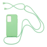 Θήκη Σιλικόνης με Κορδόνι CarryHang Sonique Xiaomi Poco M4 Pro 5G / Redmi Note 11s 5g Πράσινο Ανοιχτό