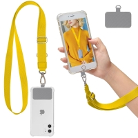 Strap Λαιμού Sonique Lanyard για Κινητά Κίτρινο