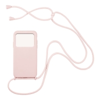 Θήκη Σιλικόνης με Κορδόνι CarryHang Sonique Xiaomi Poco X4 Pro 5G Ροζ