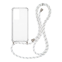 Θήκη Σιλικόνης με Κορδόνι Sonique Armor Clear Xiaomi Xiaomi 12 Pro 5G Rainbow Λευκό