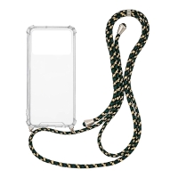 Θήκη Σιλικόνης με Κορδόνι Sonique Armor Clear Xiaomi Poco X4 Pro 5G Rainbow Πράσινο