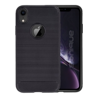 Θήκη Σιλικόνης Sonique Carbon Brushed Apple iPhone XR Μαύρο