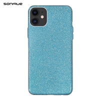 Θήκη Σιλικόνης Sonique Shiny Apple iPhone 11 Γαλάζιο